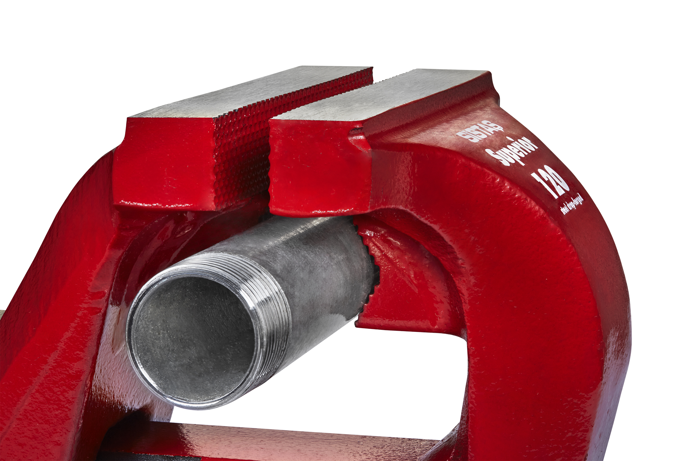 Superior 120 – Integrierte Rohrspannbacken